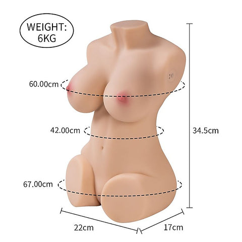 Wendy 6kg Pussy And Ass Female Torso Masturbator by XISE