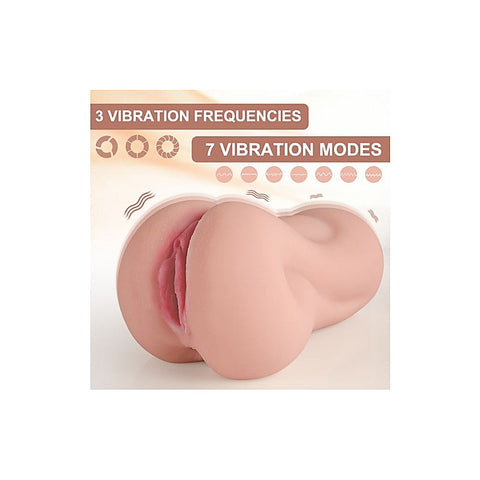 Agatha Realistic Vibrating Vaginal Masturbator by XISE