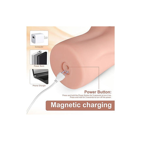 Agatha Realistic Vibrating Vaginal Masturbator by XISE