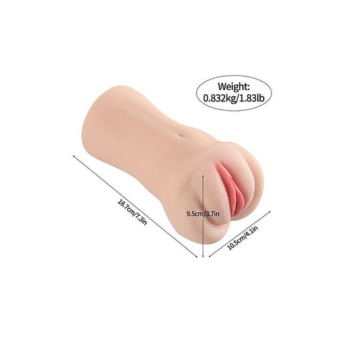 Brenna Dual Density Vibrating Masturbator by XISE