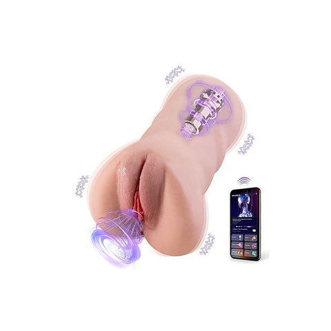 Sora App Control Vibrating Realistic Vaginal Masturbator