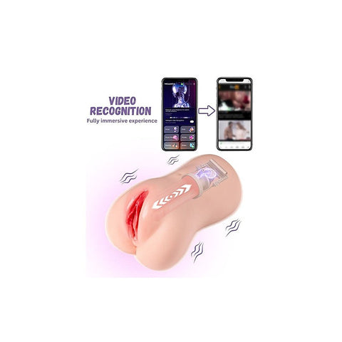 Eliza App Controlled Thrusting Realistic Vaginal Stroker