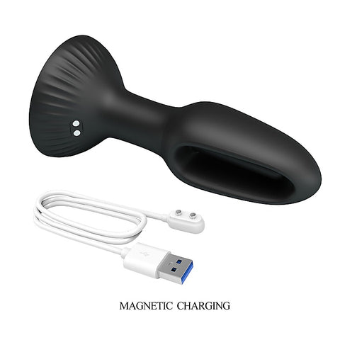 Hubert Vibrating and Wiggling Butt Plug by Baile