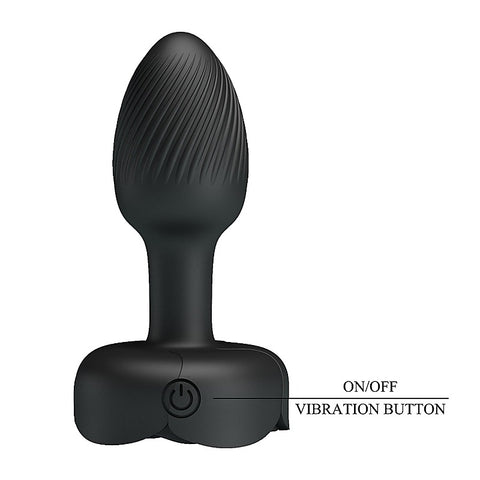 Olman Light-Up Rechargeable Butt Play Plug by Baile