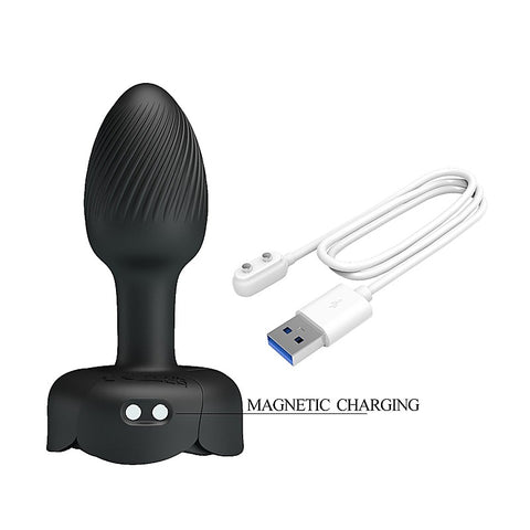 Olman Light-Up Rechargeable Butt Play Plug by Baile