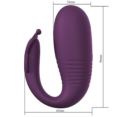 Klay App Controlled Silicone Egg Vibrator by Baile