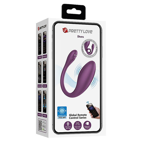 Dora App Controlled Silicone Clitoral Stimulator by Baile