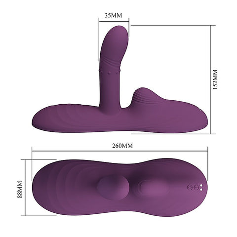 Luka Rechargeable Remote Control Love Pad Vibrator by Baile