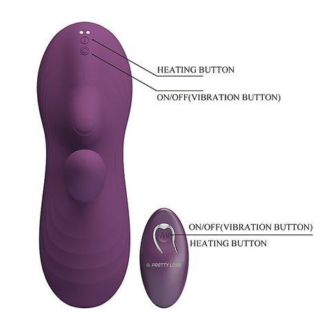Luka Rechargeable Remote Control Love Pad Vibrator by Baile