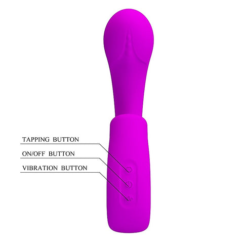 Sibel Rechargeable Tapping G Spot Vibrator by Baile