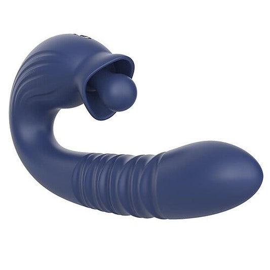 THE BIG BALLER Thrusting Rabbit Vibrator by Adam & Eve