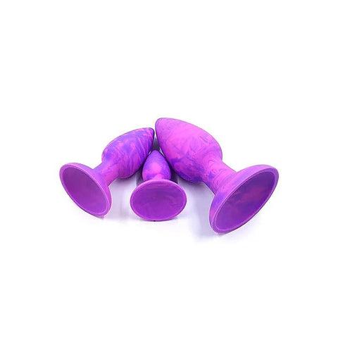 COLOUR SWIRL Anal Plug Set of 3 Sizes by Adam & Eve