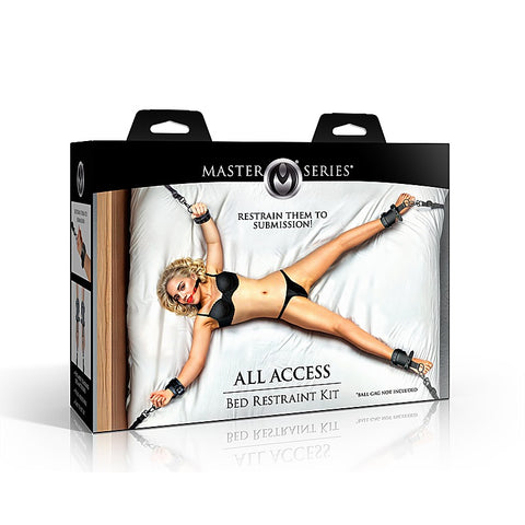 Master Series All Access Bed Restraint Kit by XR Brands
