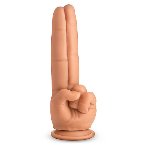 Master Series The Pleaser Double Finger Dildo by XR Brands