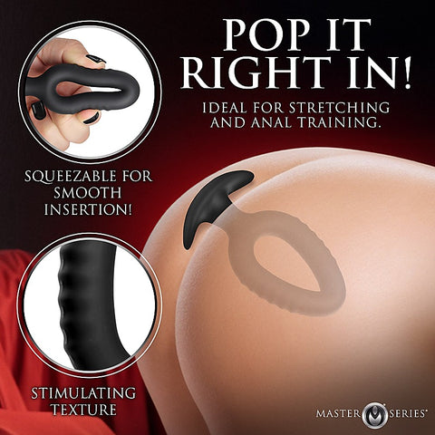 Master Series Pop Anal Plug Trainer Set by XR Brands