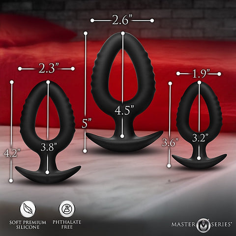 Master Series Pop Anal Plug Trainer Set by XR Brands