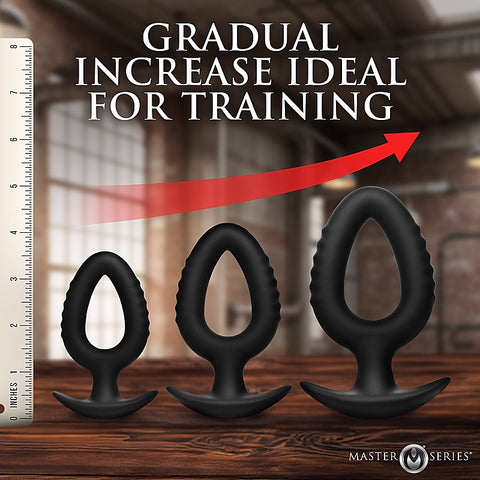 Master Series Pop Anal Plug Trainer Set by XR Brands