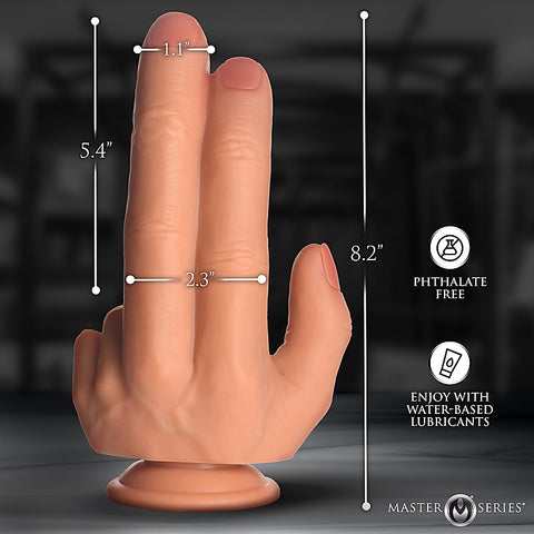 The Shocker Realistic Finger Dildo by XR Brands