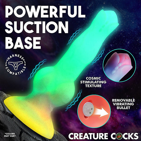 Creature Cocks Astro Cock Vibrating Dildo by XR Brands