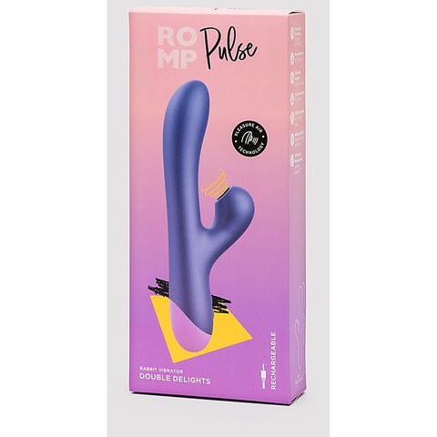 Romp Pulse Pleasure Air Pulse Rabbit Vibrator by Love Honey