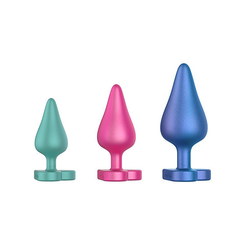 Romp Luster Silicone Butt Plugs Set by Love Honey