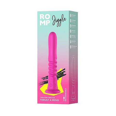 Romp Jiggle Silicone Thrusting Vibrator by Love Honey