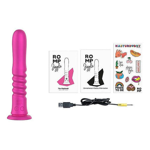 Romp Jiggle Silicone Thrusting Vibrator by Love Honey