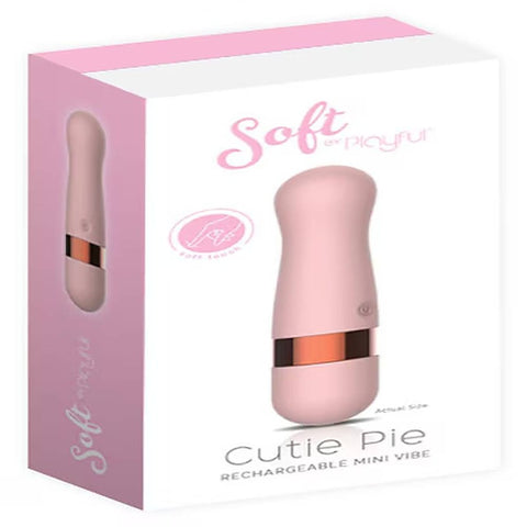 Soft by Playful Cutie Pie Rechargeable Mini Bullet Vibrator
