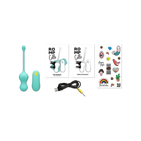 Romp Cello Remote Control Vibrating Egg by Love Honey