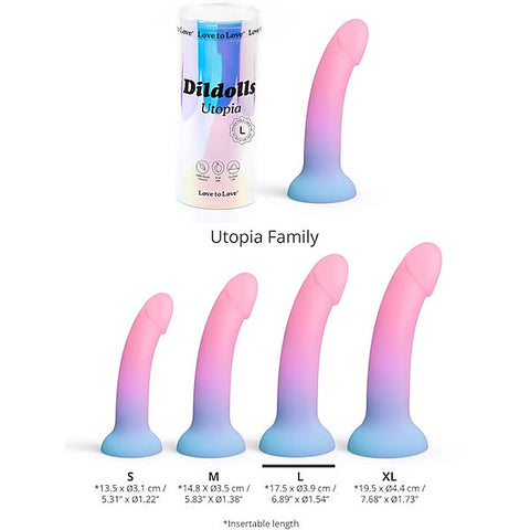 Dildolls Utopia Silicone Dildo by Love To Love