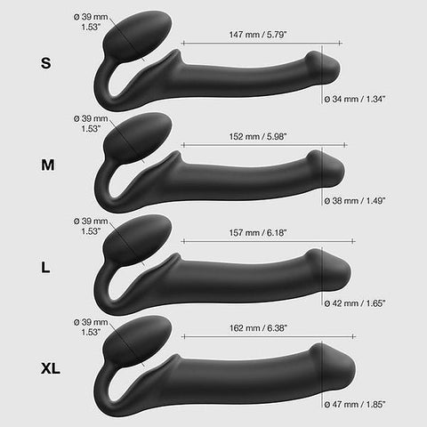 NEW Bendable Strap-On Silicone Dildo by Strap-On-Me