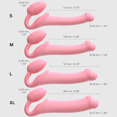 Bendable Strap-On Flexible Dildo by Strap-On-Me
