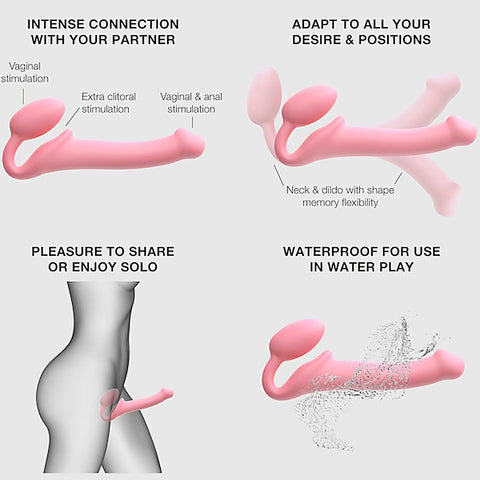 Bendable Strap-On Flexible Dildo by Strap-On-Me