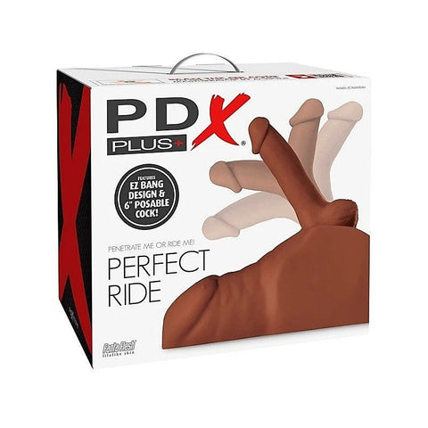 PDX Plus Perfect Ride Dildo and Male Masturbator