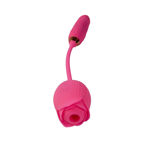 Pink Pussycat Thrusting Rose Vibrator by Cousins Group