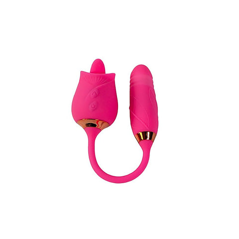 Pink Pussycat Licking Rose Clitoral Vibe by Cousins Group