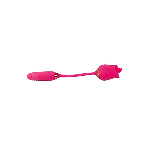 Pink Pussycat Licking Rose Clitoral Vibe by Cousins Group