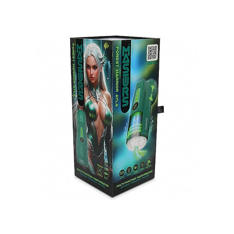 Ayla Forest Warrior Vibrating Stroker by Shots Toys