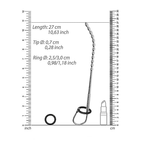 Urethral Sounding Stainless Steel Stretcher by Shots Toys