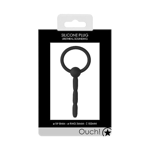 Urethral Sounding Silicone Plug by Shots Toys