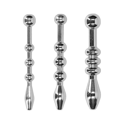 Urethral Sounding Stainless Steel Plug Set by Shots Toys