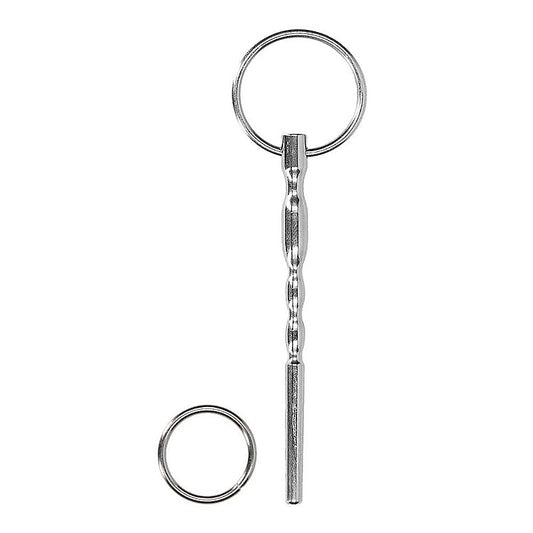 Stainless Steel Urethral Penis Plug With Ring 8mm