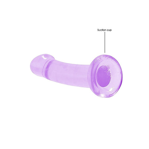Realrock Crystal Clear Suction Cup Non Realistic Dildo