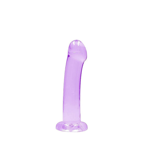 Realrock Crystal Clear Suction Cup Non Realistic Dildo