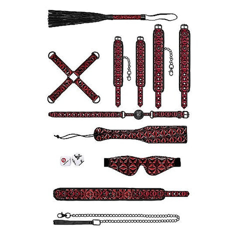 10 Piece Luxury Bondage Play Set by Shots Toys