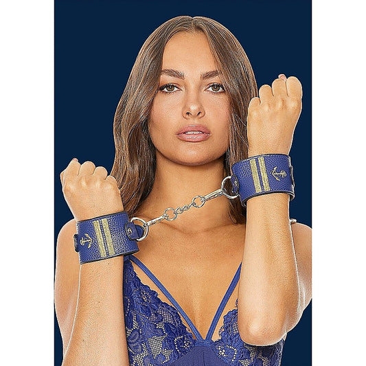 Sailor Theme Bondage Wrist Cuffs by Shots Toys