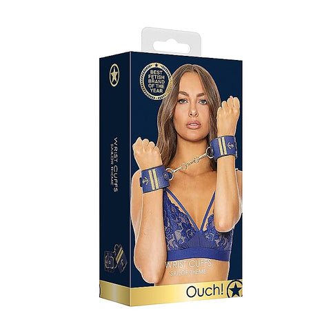 Sailor Theme Bondage Wrist Cuffs by Shots Toys