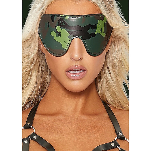 Army Theme BDSM Play Eye Mask by Shots Toys