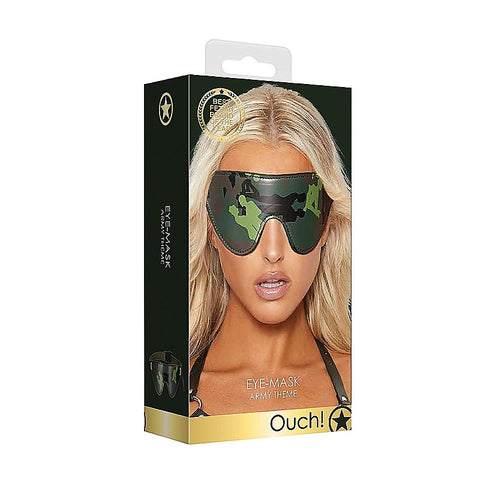 Army Theme BDSM Play Eye Mask by Shots Toys