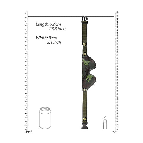 Army Theme BDSM Play Eye Mask by Shots Toys